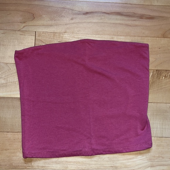 Destined (Tilly's) Salmon Pink Tube Top - Picture 2 of 5